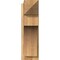 Ekena Millwork Westlake Rough Sawn Arts and Crafts Outlooker, Western Red Cedar, 8"W x 22"D x 26"H OUT08X22X26WTL03RWR - alternate 3